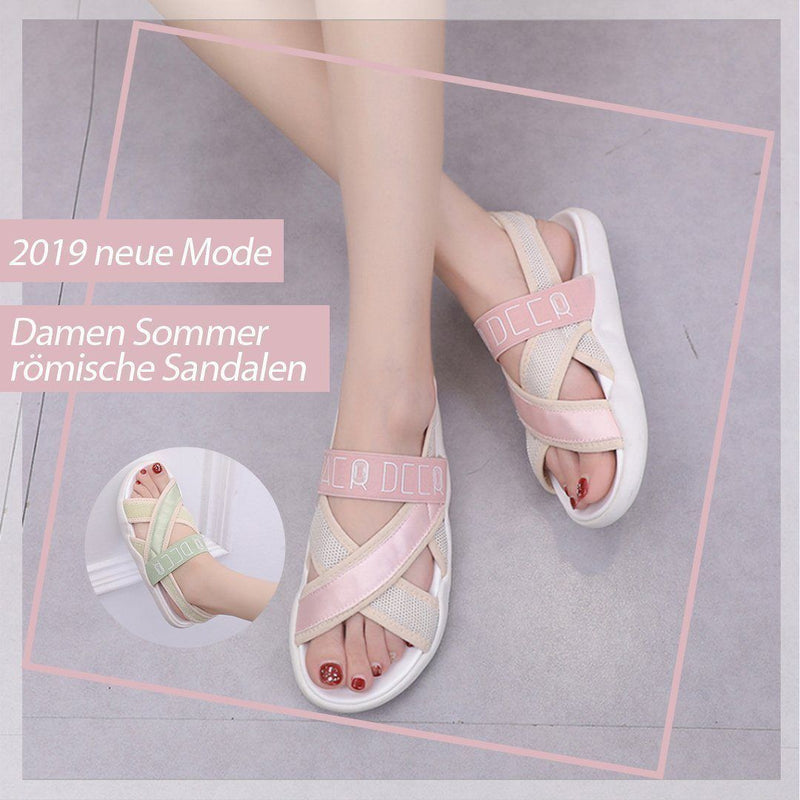 Nuove donne alla moda estate sandali romani