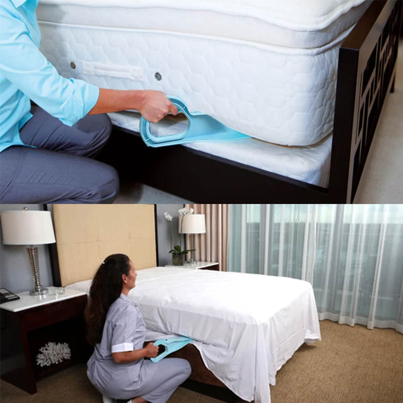 Strumento di preparazione del letto e di sollevamento del materasso