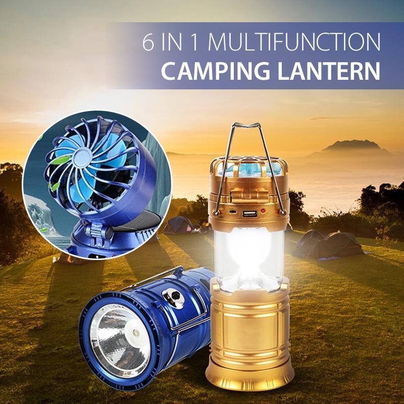 6 en 1 lanterne de camping multifonction