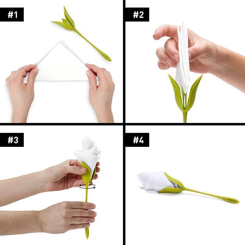 Jolie fleur de bricolage des serviettes en papier