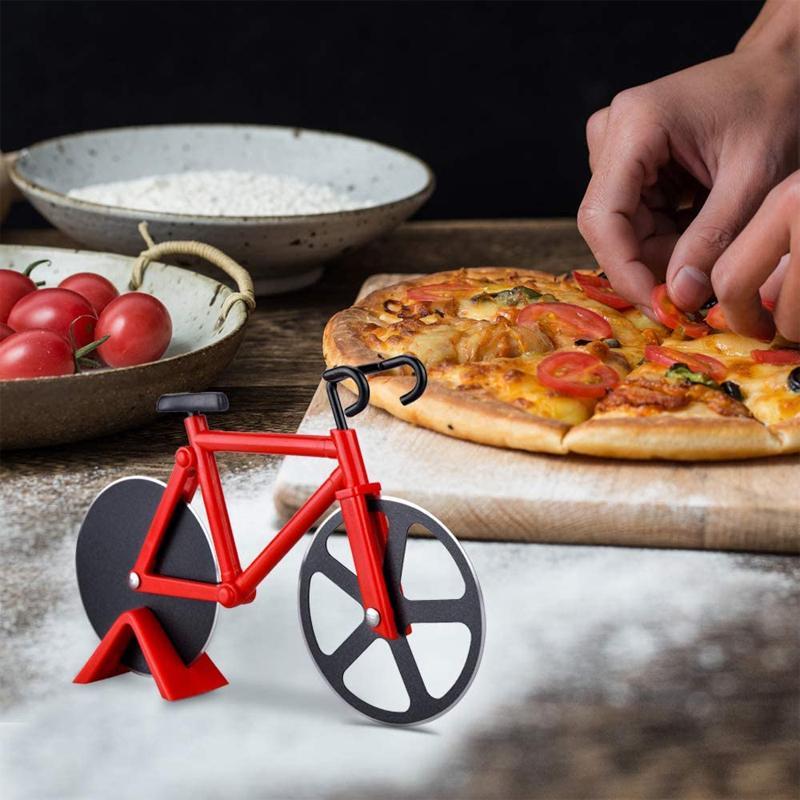Cutter de pizza à vélo pratique