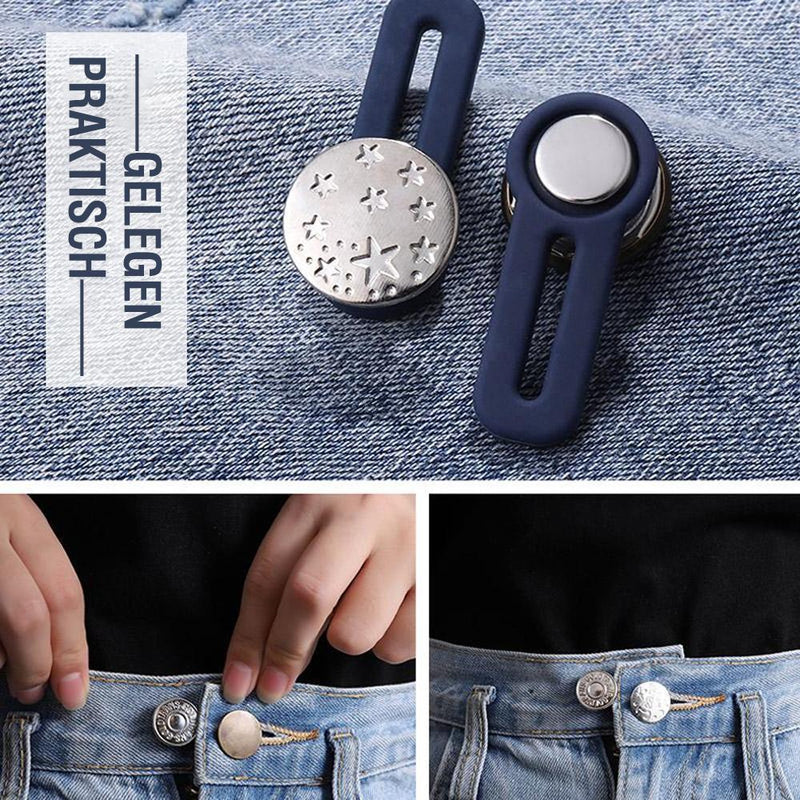 Jeans einziehbarer Knopf