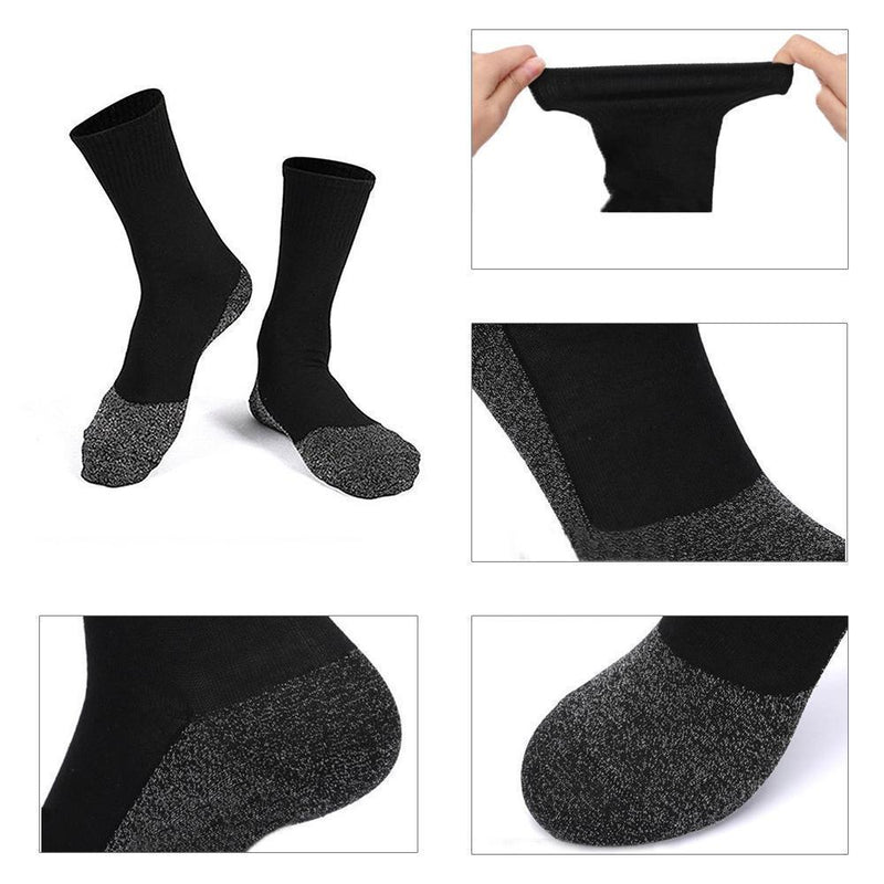 Chaussettes chaudes 35 degrés à température constante chaussettes ， trois paires de chaussettes noires