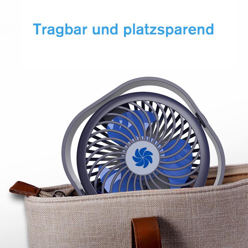 Mini fan rechargeable carré