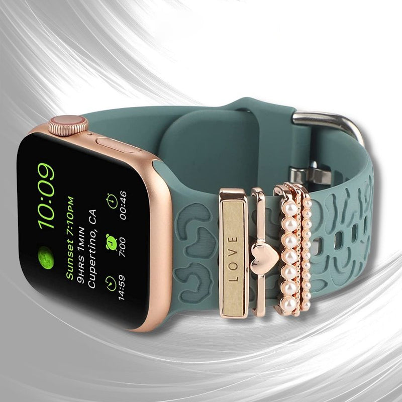 Apple Watch Band mit Metallbesatz