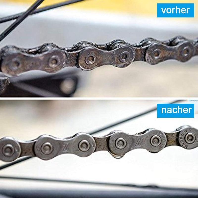 Dispositif de nettoyage de la chaîne de vélos pour tous les types de nettoyage de la chaîne de vélo