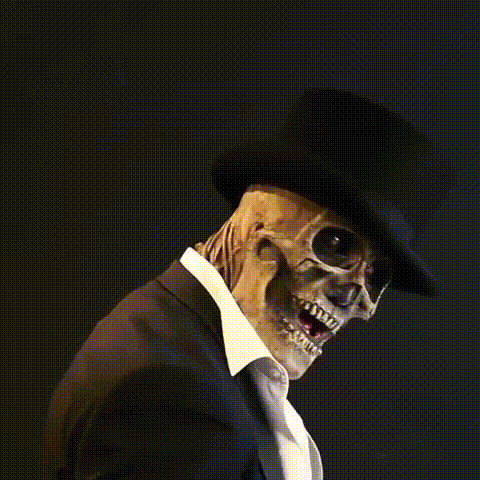 (🎃Early Halloween Campaign🎃) Le dernier masque squelettique biochimique pour l'introduction du GIF de la création de 2022