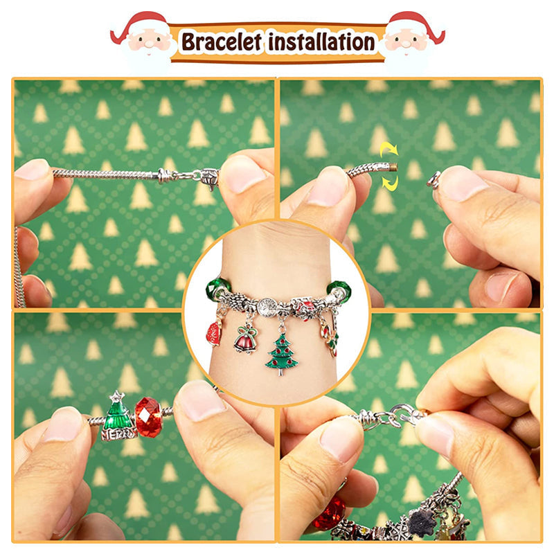 DIY 24 jours de Noël Countdown Calendar Bracelet