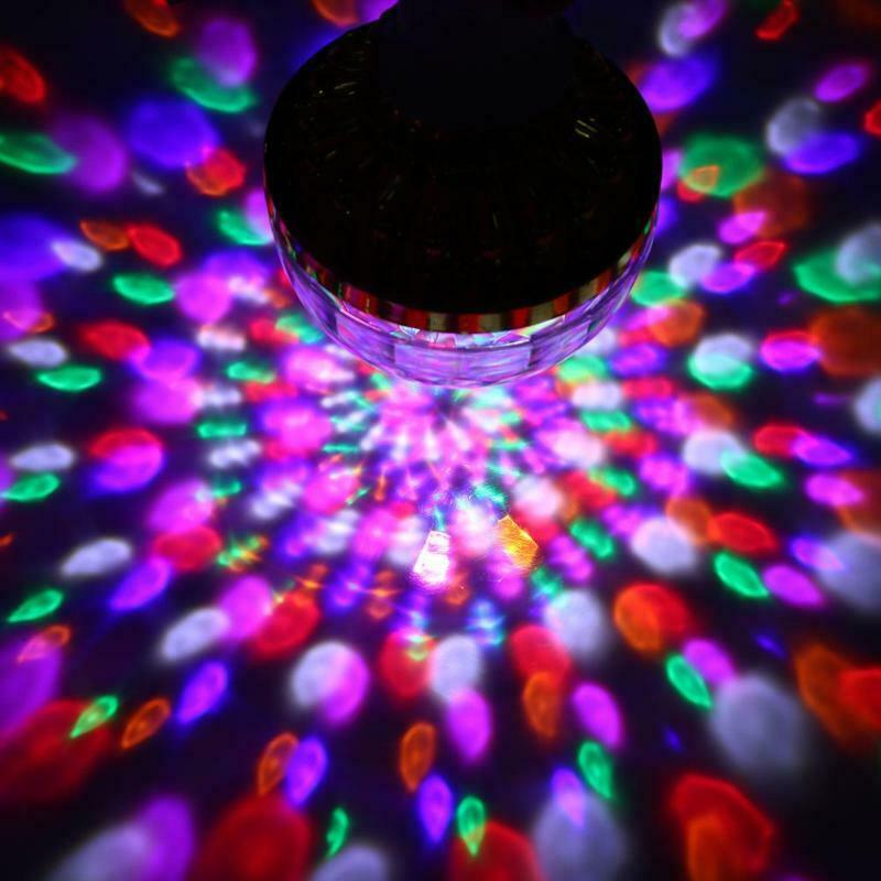 LED Disco Bunte rotierende Glühlampen