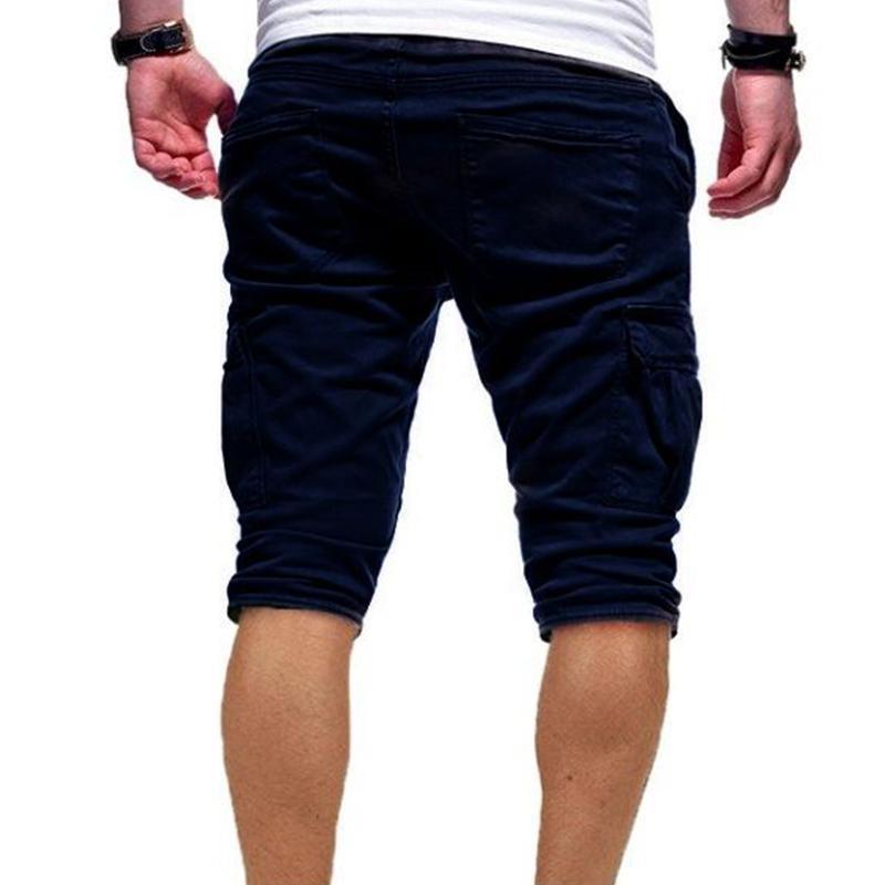Shorts sciolti alla moda con grandi borse per uomini