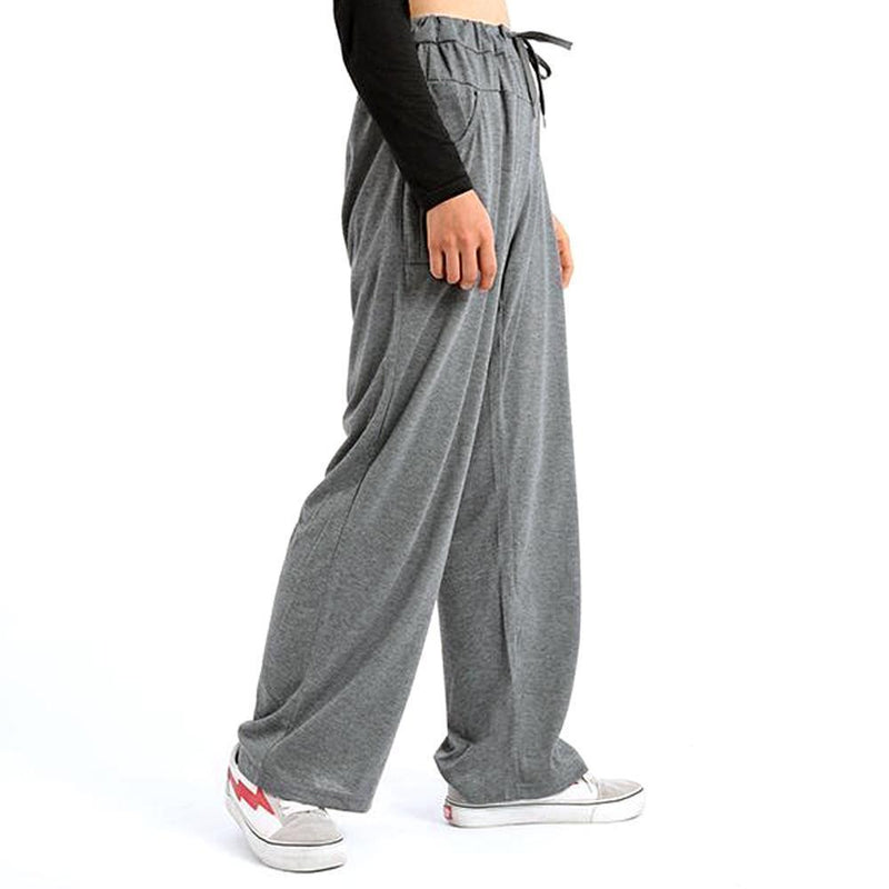 Pantalon de jogging lâche décontracté surdimensionné, pantalon sportif unisexe