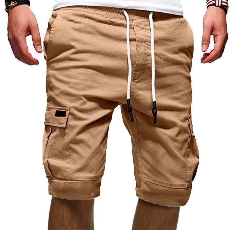 Shorts sciolti alla moda con grandi borse per uomini