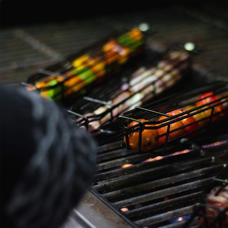 Panier de grill kabob réutilisable