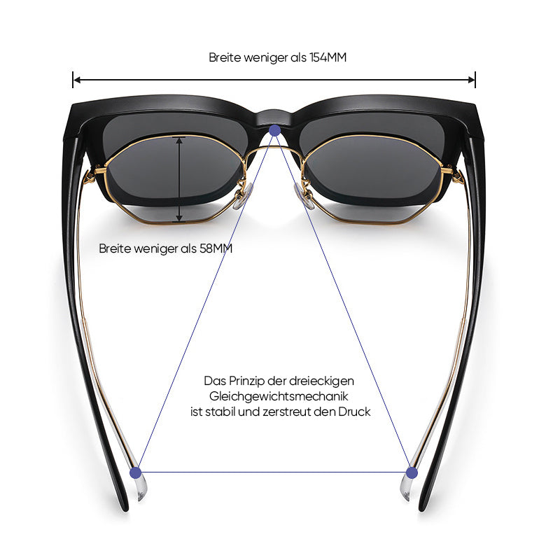 Universelle Modelle von kurzsichtigen Sonnenbrillen