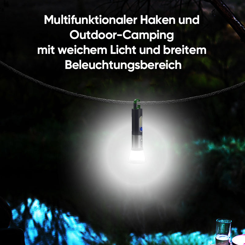 Multifunktionale wiederaufladbare LED-Taschenlampe