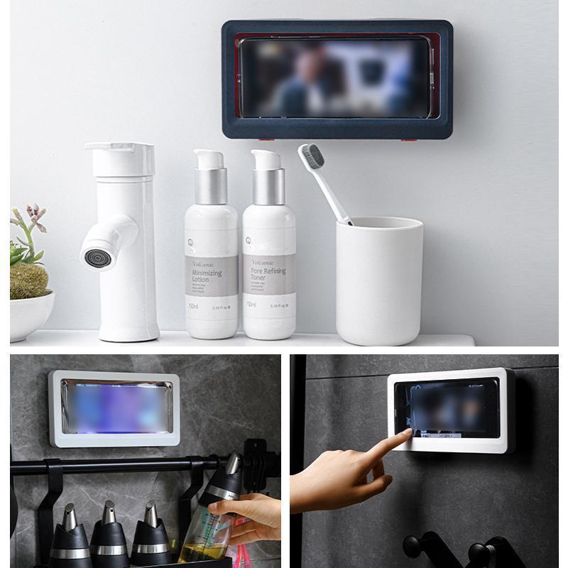 Wasserdichte Telefonhülle und Aufbewahrungsbox im Badezimmer