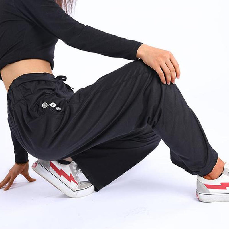 Pantalon de jogging lâche décontracté surdimensionné, pantalon sportif unisexe