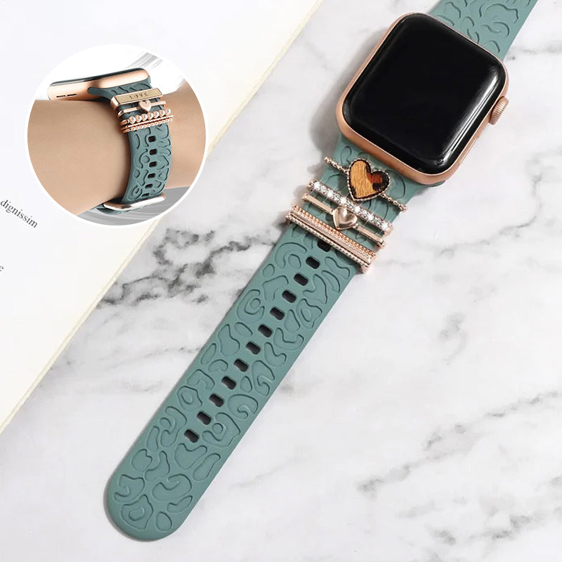 Apple Watch Band mit Metallbesatz