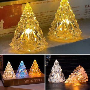 Mini LED Kristall Weihnachtsbaum Nachtlicht
